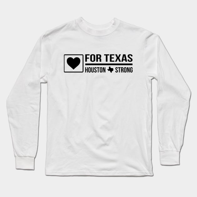 Heart for Texas Long Sleeve T-Shirt by kaitokid